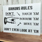 Rules Sign | Toolbox Rules | Garage Rules