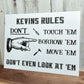 Rules Sign | Toolbox Rules | Garage Rules