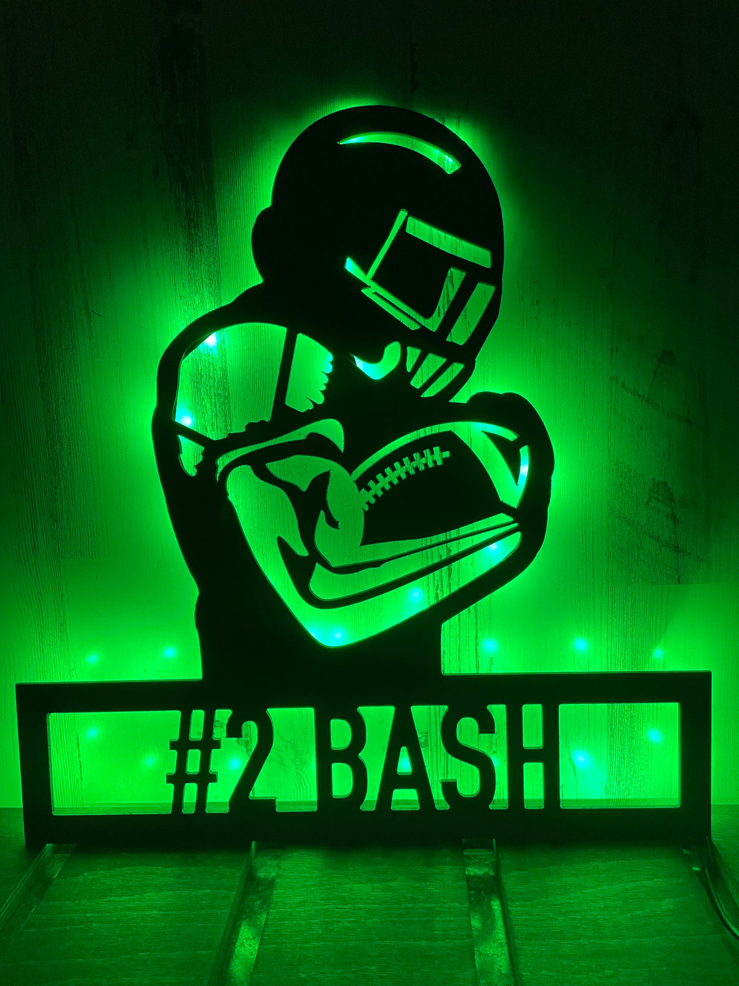 Football Name | Football Wall Art | Football Player | Team Gifts | Custom Football Gift