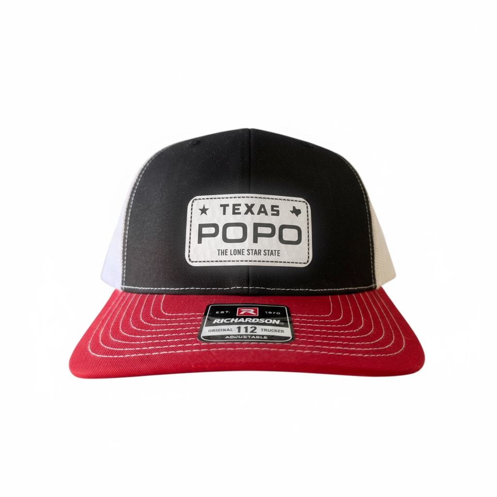 Texas License Plate Trucker Hat | Richardson 112