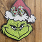 Grinch Door Hanger | Mrs.Grinch | Christmas Door Hanger
